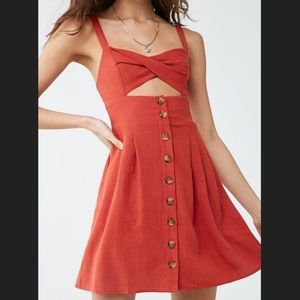 F21| Burnt Orange Dress